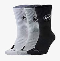 Nike Everyday Crew Basketball Socks (3 Pair) - Баскетбольні шкарпетки [DA2123-902]