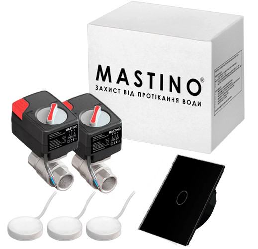 Система захисту від потопу Mastino NS1 black 3/4" на дві труби, фото 1