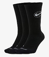 Nike Everyday Crew Basketball Socks (3 Pair) - Баскетбольні шкарпетки [DA2123-010]