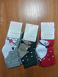 Шкарпетки дитячі Новорічні махрові з малюнком "Legko Exclusive" р.14, фото 5