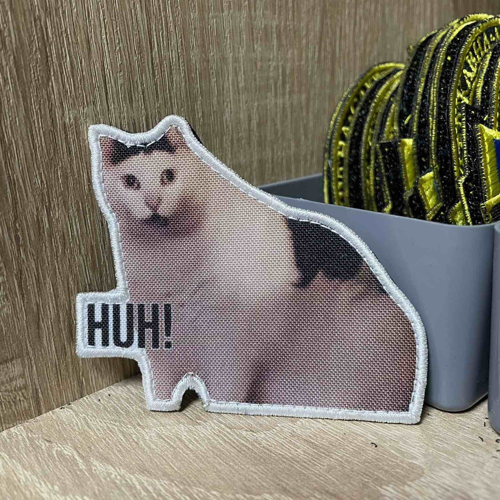 №ДШ029 Шеврон «HUH!” 7*8,2 см, фото 1