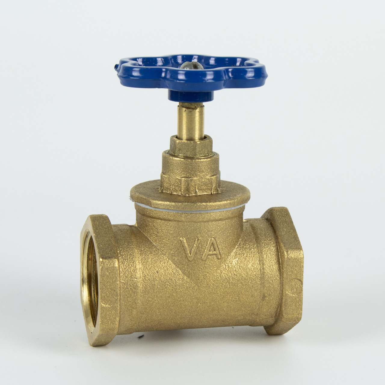 Кран ХВ вентильний прямий латунний 1 1/2″ВР х 1 1/2″ВР ливарний Б1126А VA (000026276), фото 1