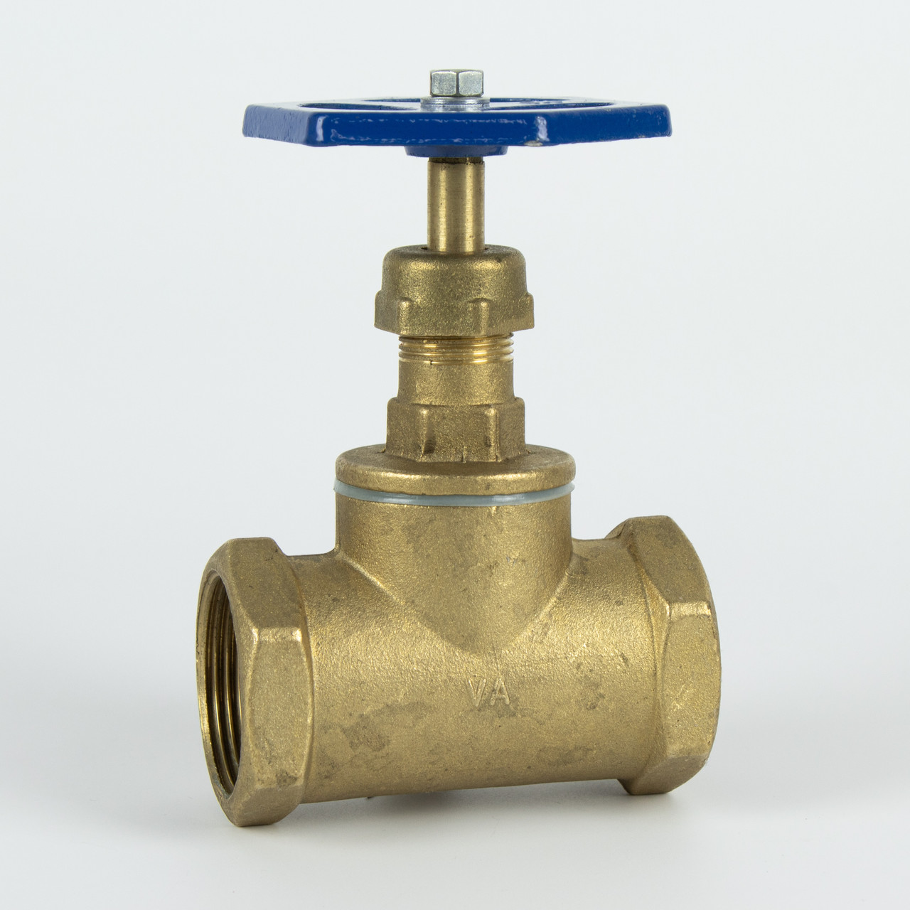 Кран ХВ вентильний прямий латунний 1 1/4″ВР х 1 1/4″ВР ливарний Б1127А VA (000026275), фото 1