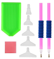 Комплект инструментов для алмазной вышивки мозаики набор 13 элементов