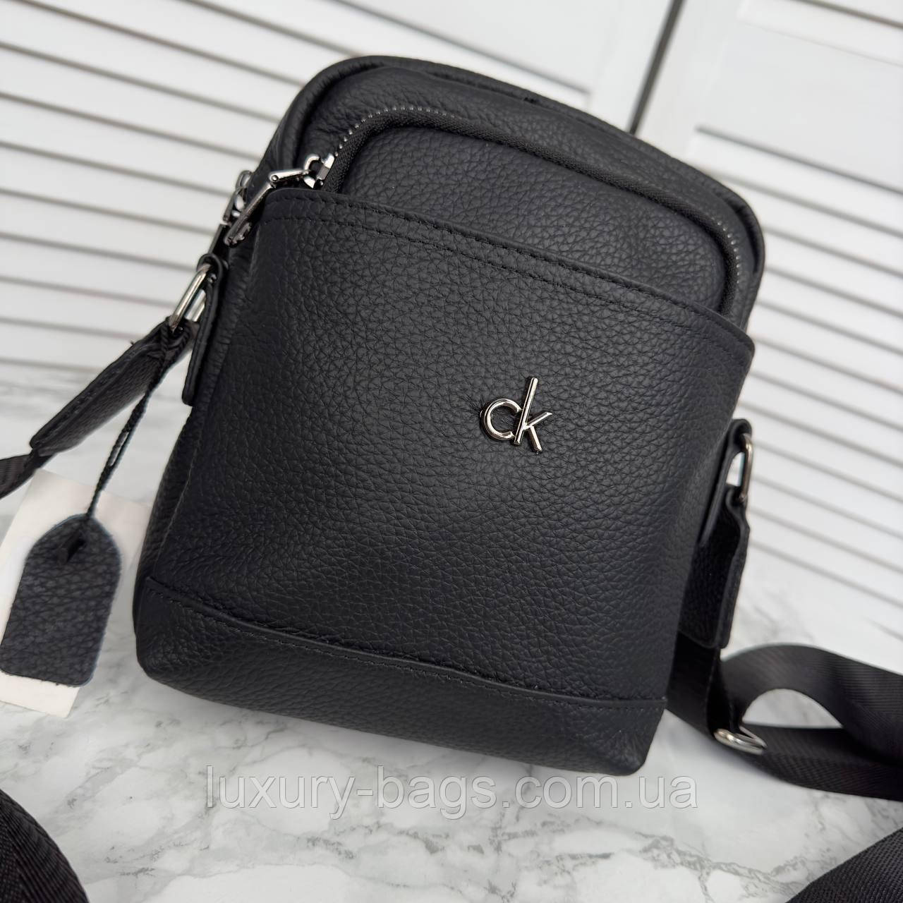 Чоловіча шкіряна сумка Calvin Klein