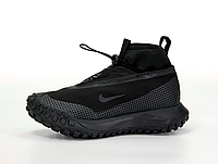 Кроссовки мужские Nike ACG Mountain Fly GORE-TEX черные, текстиль гортекс, прошиты. код KD-14233