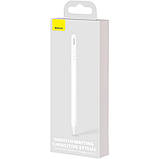 Стилус Baseus Smooth Writing Capacitive (Active version) (Anti misoperation) (SXBC000002) Білий, фото 5