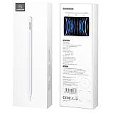 Стилус Usams US-ZB254 Magnetic Charging Tilt-sensitive Active Touch Capacitive White, фото 6