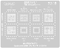 Трафарет BGA AMAOE для Quallcom Snapdragon CPU U-QSU5