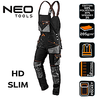 Напівкомбінезон робочий NEO HD Slim, чоловічий, розмір XXL/56 (81-248-XXL)