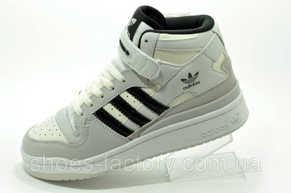 ym Кроссовки высокие Adidas Forum Mid (Адидас) унисекс купить в