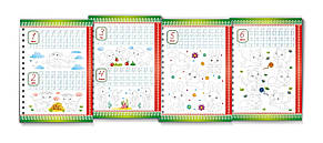 Багаторазові прописи Цифри З КАНАВКОЮ + ручка+тримач+стрижні ЕУ KNB-00002U, фото 3