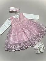 Святкова сукня для маленької принцеси 0-3 місяці