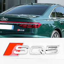 Емблема наліпка SQ5 AUDI (Ауди) - Хром 142х36 мм, фото 3