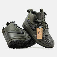 Мужские термо кроссовки Nike Lunar Force 1 Duckboot хаки