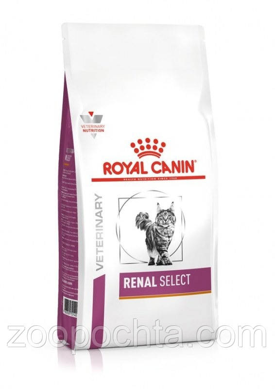 Сухий лікувальний корм Royal Сanin Renal Select для кішок при ниркових захворюваннях, 2 КГ