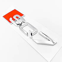 Емблема наліпка SQ7 AUDI (Ауди) - Хром 142х36 мм, фото 4