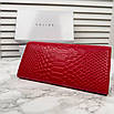 Шкіряний жіночий гаманець на кнопці Celine, фото 6