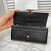 Шкіряний жіночий гаманець на кнопці Celine, фото 8