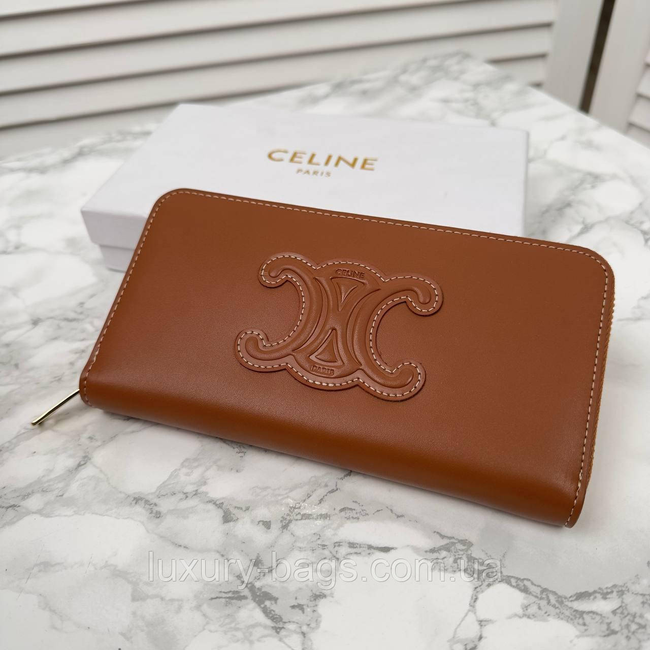 Елегантний гаманець на блискавці для жінок Celine