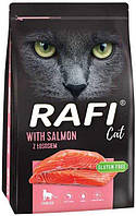 Сухой корм для стерилизованных кошек Dolina Noteci RAFI Cat Sterilized с лососем 7 кг