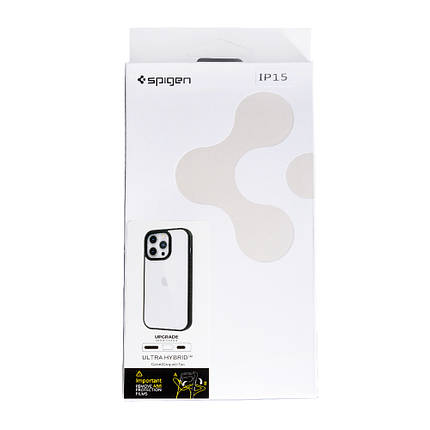 Чохол Spigen Matte для Apple iPhone 15 Black, фото 3