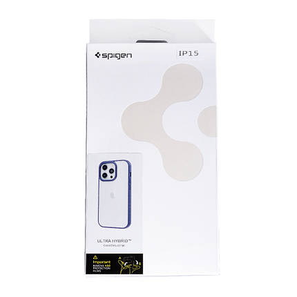 Чохол Spigen Matte для Apple iPhone 15 Blue, фото 2
