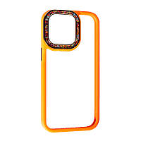 Накладка Swarovski Apple iPhone 15 Pro, Orange