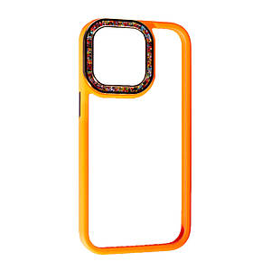 Чохол Swarovski для Apple iPhone 15 Pro Max Orange