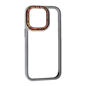 Чохол Swarovski для Apple iPhone 15 Pro Max Grey