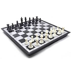 Настільна гра 3в1 магнітна шашки, шахи, нарди 32х32х2 см