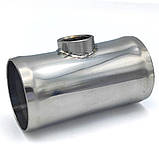 Вставка для датчика вентилятора М22х1,5 (D 50 мм). Нержавіюча сталь, фото 2