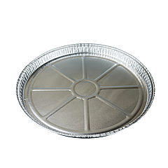 Алюмінієвий контейнер для для холодних та гарячих страв круглий 1690 мл (C14G), форма для піци