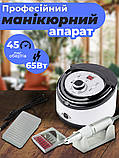 Фрезер для манікюру ZS-606 65Вт 45000 об/хв хороший потужний професійний фрезер манікюрний Drill Master 606, фото 2