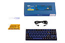 Akko Клавіатура механічна 3087 DS Horizon 87Key, CS Orange V2, USB-A, EN/UKR, No LED, Blue, фото 7