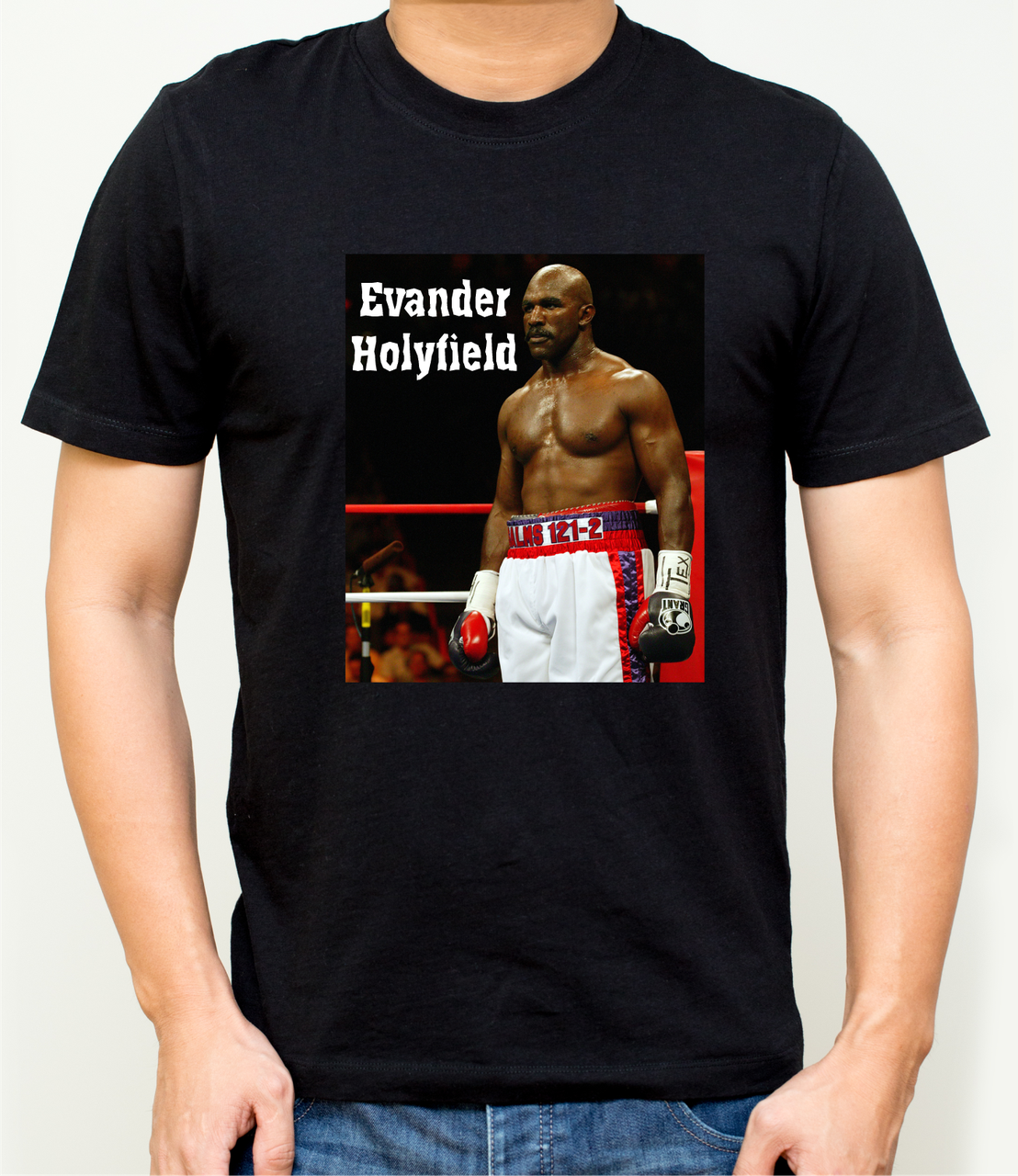 Мужская одежда с боксерами, майка Эвандер Холифилд футболки бокс - интернет магазин футболки с тематикой бокса - фото 5 - id-p2055717391