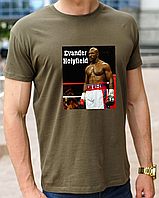Мужская одежда с боксерами, майка Эвандер Холифилд футболки бокс - интернет магазин футболки с тематикой бокса
