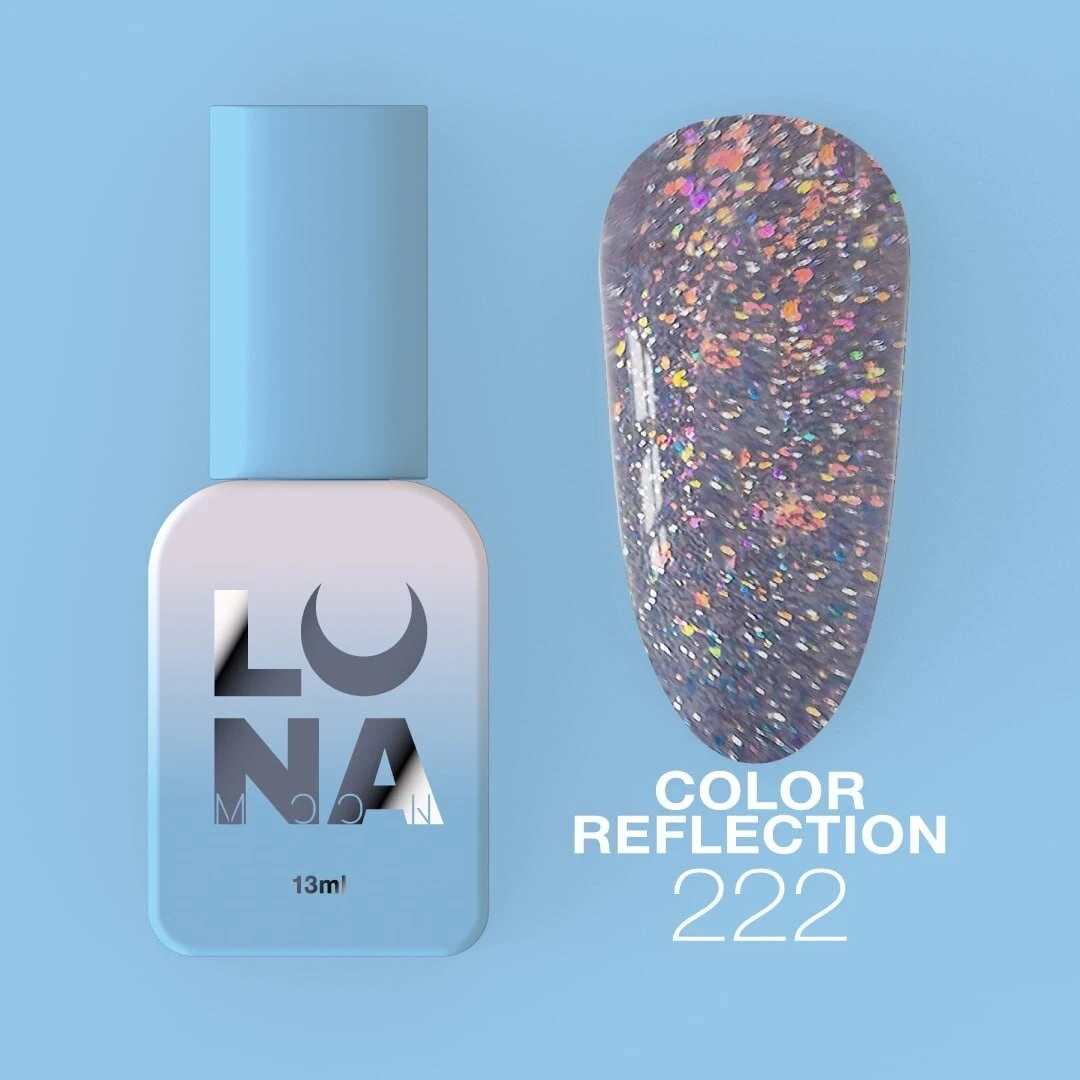 Luna color 222 гель-лак світловідбивний, 13ml