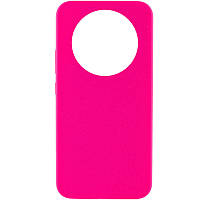 Чехол Silicone Cover Lakshmi (AAA) для Huawei Magic5 Lite | Подкладка из микрофибры Розовый / Barbie pink