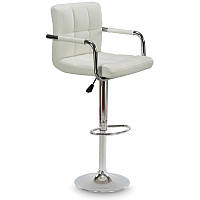 Барний стілець Hoker ASTANA з підставкою для ніг і регулюванням висоти сидіння Білий M_M_02