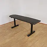 Лава для жиму пряма 250 кг + стійки регульовані під штангу + страховка 40х40х2 мм до 200 кг W_2169, фото 5