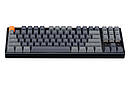 Keychron Клавіатура механічна K8 87Key, Gateron G Pro Blue, Hot-Swap, BT/USB-A, EN/UKR, RGB, Чорний, фото 2