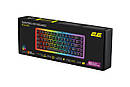 2E Gaming Клавіатура KG345 RGB 68key USB Transparent, фото 4