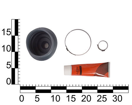 Ремкомплект зовнішнього ШРУСу ВАЗ 2108-15 (пильник із хомутами та мастилом), фото 2
