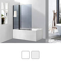 Скляна шторка для ванни Avko Glass 542-8 100x140 перегородка для ванної M_7438