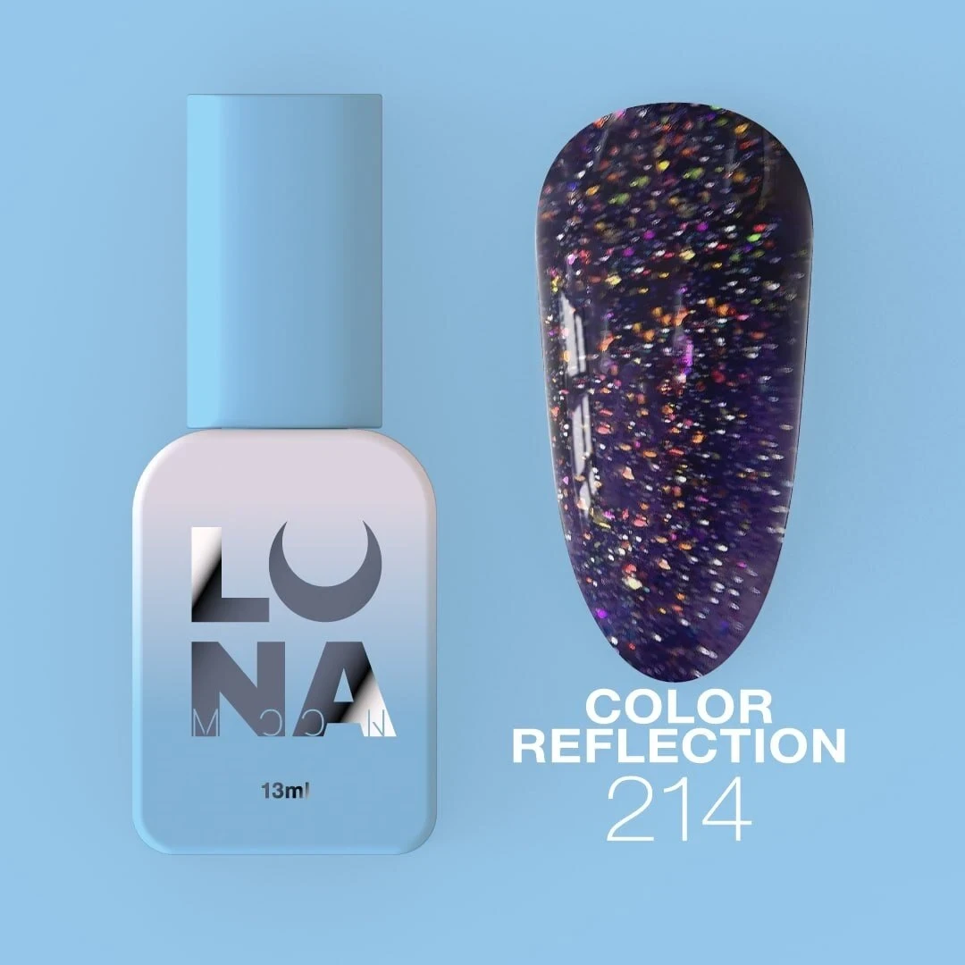 Luna color 214 гель-лак світловідбивний, 13ml