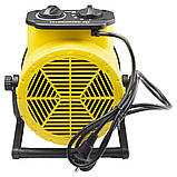 Електрична теплова гармата з керамічним нагрівачем 2.0 кВт (ударостійкий пластик) SIGMA, фото 2