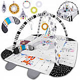 Килимок розвиваючий Spoko SP-52 інтерактивний 4в1 багатофункціональний для малюків W_2249, фото 6