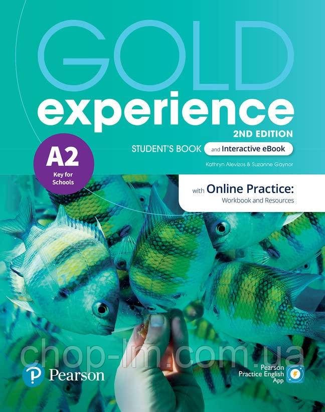 Gold Experience (2nd Edition) A2 Student's Book with Interactive eBook + Online Practice / Підручник з практикою