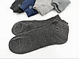 Чоловічі короткі зимові шкарпетки махрові з буквою М стильні якісні Montebello,  41-44, 12 пар\уп. мікс кольорів, фото 3